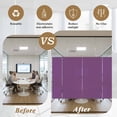 thumbnail image 5 of Grunge Street Style Painting Brush Print Ombre Design Illustration,Privacy Window Film,Decorative Frosted Glass Window Film,Reusable Peel Stick Static Cling for Home Office Glass Door 17.7"x39.3", 5 of 8