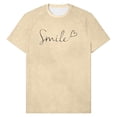 thumbnail image 5 of MEICHEN Women's Heart Graphic T Shirt Casual Short Sleeve Crew Neck Loose Fit Tee Summer Fashion Clothing for Women, 5 of 5