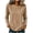 Khaki, variant on Shrysg Women's Long Sleeve T-Shirt Vertical Striped Crewneck Slim Fit Tops Soft Stretchy Basic Layering Tees Green