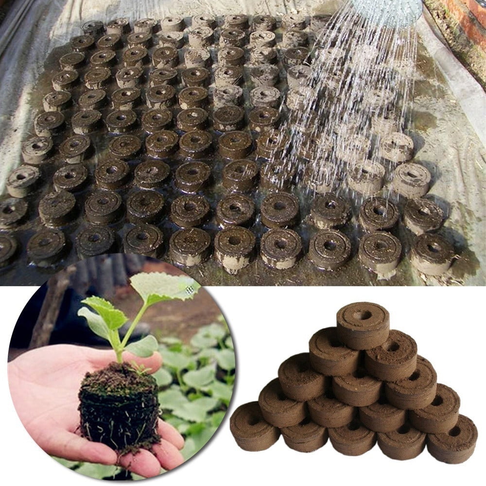 Moocorvic Peat Pellets 30 MM Seed Starting Plugs, Seeds Starter