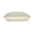 thumbnail image 2 of Square Accent Throw Pillow, 20 Inch, White and Gray Stripes, Polyfill, 2 of 5