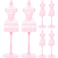 thumbnail image 1 of MLINS 6Pcs Doll Clothes Mannequin Doll Dress Display Form Stand Doll Dress Gown Model Stand, 1 of 7