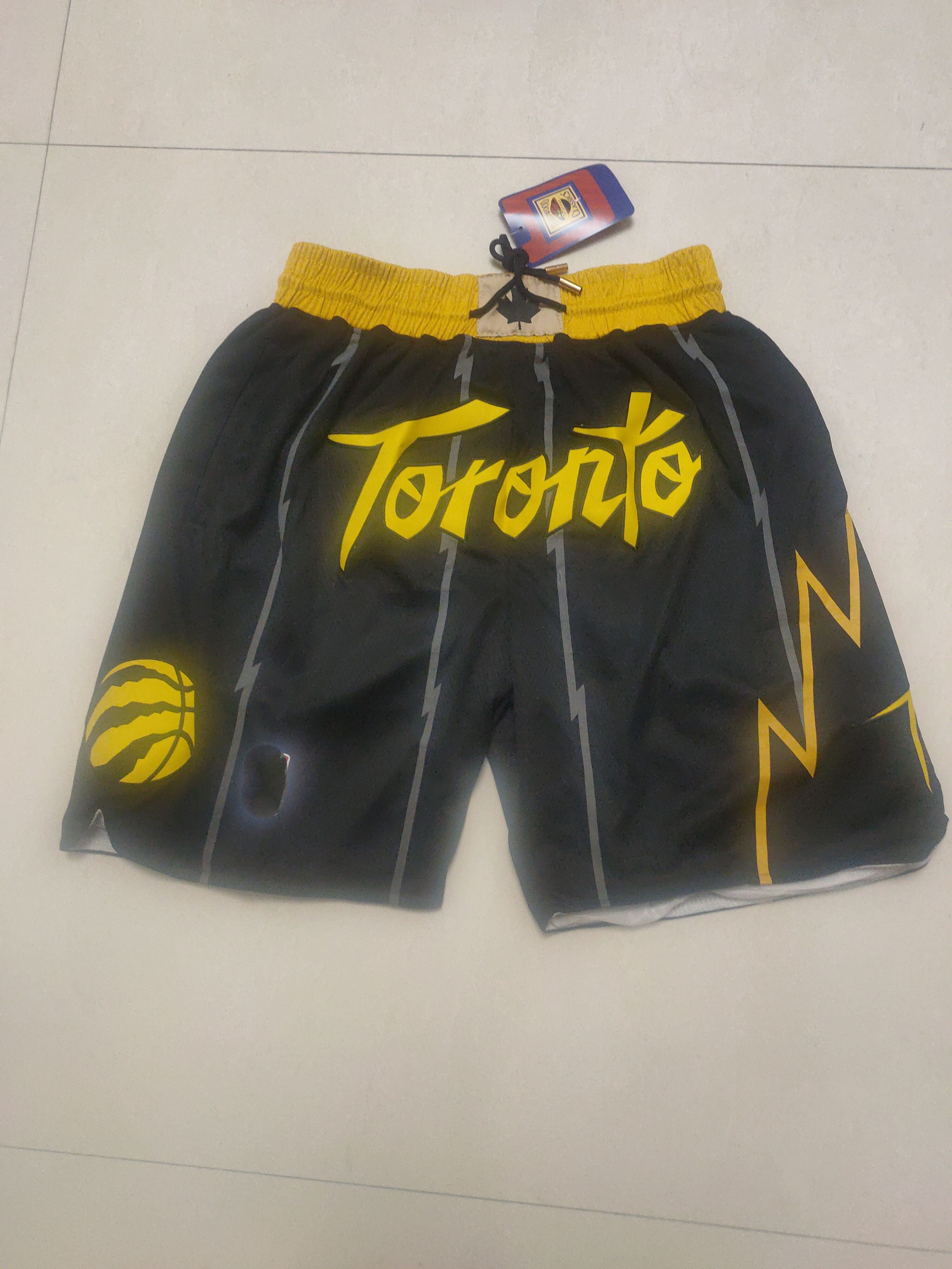 TorontoRaptorsmen Throwback Basketball Shorts PocketDQ4N From Hihy8001,  $28.52