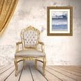 thumbnail image 3 of Tava Studios 26x32 Gold Ornate Wood Framed with Double Matting Museum Art Print Titled - Soft Solace Indigo, 3 of 4