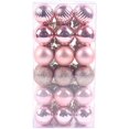 thumbnail image 1 of Paquete de 36 adornos de bolas de Navidad, decoraciones de Navidad irrompibles, colgantes de bolas de árbol, decoración de fiesta de Halloween para bodas, adornos de bolas de decoración de árbol de Navidad(oro rosa, 4 cm/1,5'') ER, 1 of 4