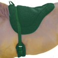 thumbnail image 2 of Comfort Plus 158111N Fleece Bareback Pad Non Slip Fleece Girth - Navy, 2 of 2
