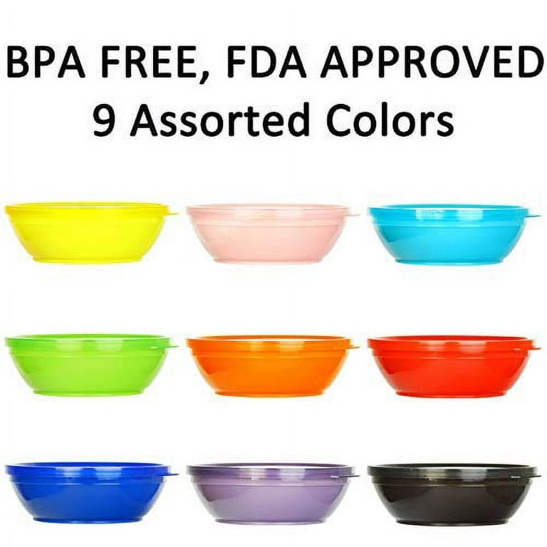 E-far Bowls for Kids Toddlers, 12 Ounce Double-deck 18/10 Stainless Steel  Bowls for Baby Children, Healthy & Matte Finish, Insulated & Shatterproof 