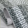 thumbnail image 4 of TROPOW Washable Area Rugs Modern Braided Print Rug Washable Rug Soft Bedroom Rug Non-Slip Non-Shedding Floor Carpet Low Pile Foldable Thin Rug for Dining Room Home Office Nursery, 4 of 7