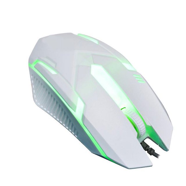 White Ratones atados con alambre ergonómicos portátiles 1200dpi del ratón del USB para Ministerio del Interior