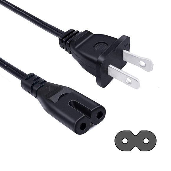 Cable de alimentación de TV Saireed de 8 pies para televisores Samsung de 24 a 75 pulgadas