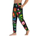 thumbnail image 3 of Kdxio Roosters and Flowers Pattern Joggers,Sweatpants for Men with Pockets-Large, 3 of 5