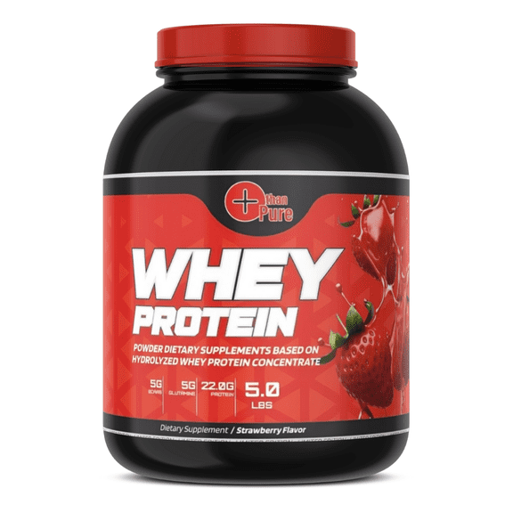 Whey Protein 2.2 kg Sabor Fresa – Suplemento Deportivo | More Than Pure