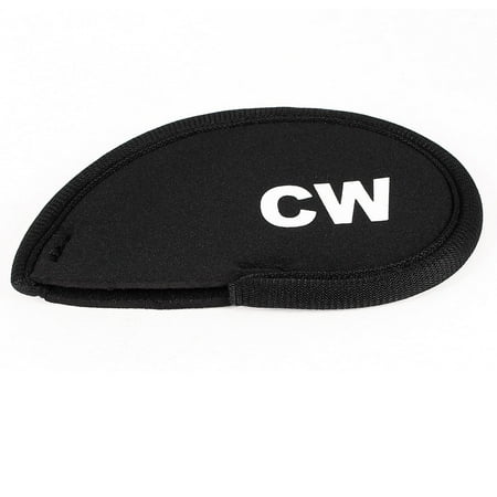 Golf Club Putter Cover Unique Bargains Golf Head Cover Club Iron Putter Head CW Wedge Protector Case Black ()