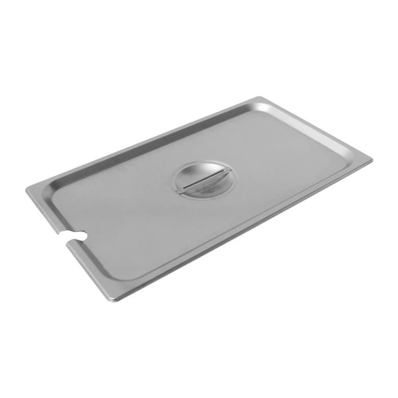 Full Size Slotted Stainless Steam Table Cover, Each