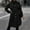 138#Black, variant on Ftwytp Long Trench Coat For Women Uk Loose Fit Double-Breasted Elegant Windbreake Coats With Belt Lapel Collar Solid Outwear Winter Jacket