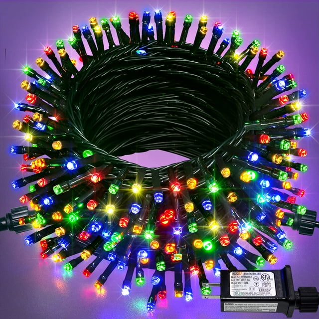 Guirnalda de Luces Navideñas JMEXSUSS 20m 200 LED Multicolor Impermeable