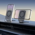 thumbnail image 6 of Magnetic Phone Holder for Car,Car Mount with Strong Magnets,Ultrathin Adjustable Phone Holder, Car Accessories for Women and Men,Foldable Car Phone Mount,Fit for All Phone, Dashboard(Strong magnetic), 6 of 9