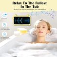 thumbnail image 3 of Shower Phone Holder Waterproof, Anti-Fog Touch Screen Shower Phone Case, 480 Rotation Wall Phone Mount Stand for Bathroom Batheub Kitchen Wall Mirror, Compatible with 4.7"-6.8"Phones (Yellow), 3 of 7