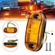 thumbnail image 2 of 10pcs New Upgraded 12V-24V Universal LED Front Rear Side Indicator Marker Light Bulb For Truck RV Car Bus Trailer Van Caravan Boat - Amber/Red/White, 2 of 4