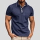 thumbnail image 1 of pstuiky Camisas de manga corta para hombre, Camisa informal de manga corta con botones y cuello vuelto para hombre camisetas de hombre xxl, 1 of 8