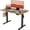 Rustic Brown, variant on Innovar 48 inch Electric Standing Desk, Height Adjustable Computer Stand up Study Desks,Home Office Sit to Stand Motor Rising Table,Small Wooden Work Desks W/Memory Preset,White,24" Wide
