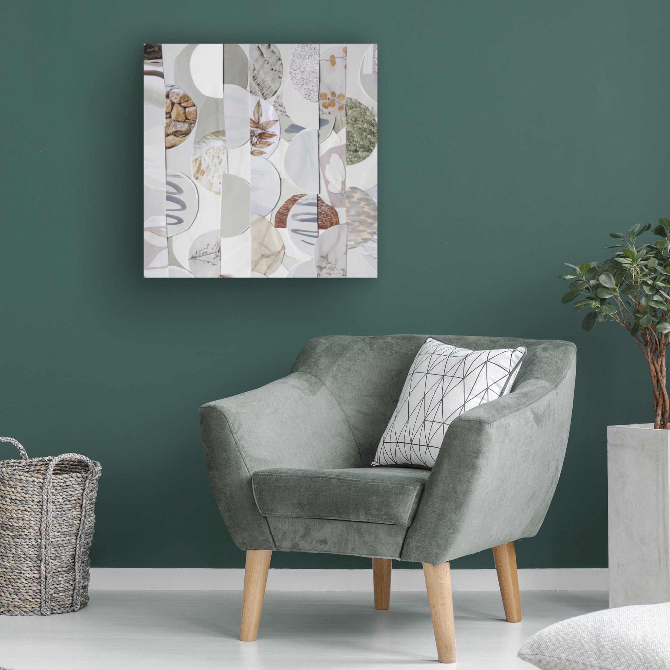 Canvas Wall Art - Coco Good 'Bali Batik I' Wall Art for Living Room, Bedroom, or Office Décor by Trademark Fine Art - 24 x 24 Inches