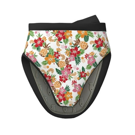 

Pofeuu Pineapple Flower Print Thickened Mini Silicone Oven Mitts Heat Resistant Rubber Oven Mitt Gloves Finger Pinch Grips Pot Holder Silicone Potholder