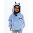 thumbnail image 4 of Bluey Toddler Girls Plush Cosplay Hoodie, Sizes 12M-5T, 4 of 7