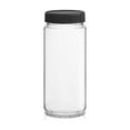 thumbnail image 3 of Brightware Glass Juice Bottles with Black Lids – 16 oz – Set of 8, 3 of 9