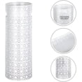 thumbnail image 4 of Concepts 21 Inch Heavy Duty Metal Umbrella Stand, Decorative Umbrella Holder for Entryway, Indoor Outdoor Umbrella Organizer Storage Rack for Home Office Patio - White Lace, 4 of 6