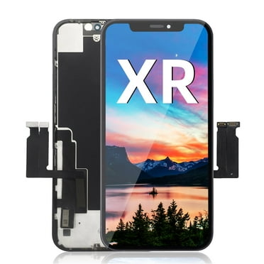 Screen Replacement for iPhone XR 6.1 Inch, LCD Touch Screen Digitizer Assembly, Compatible Models A1984, A2105, A2106, A2108, Mobile Phone Screen Replacement and Repair, Single Screen