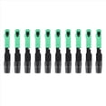 thumbnail image 3 of Conector de Fibra óptica Sc / de 50 Piezas Conector Rápido de Fibra óptica de Componente Monomodo Integrado-Negro + Verde, 3 of 5
