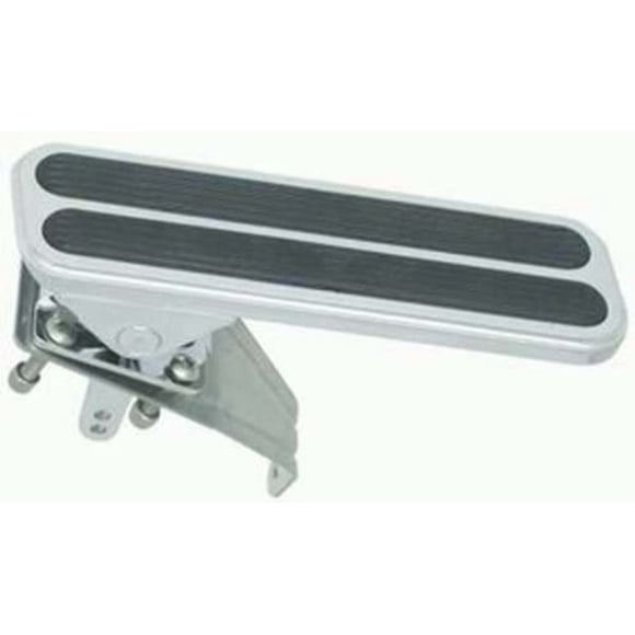 Racing Power Company R8504 Pedal de gas cromado para montaje en piso