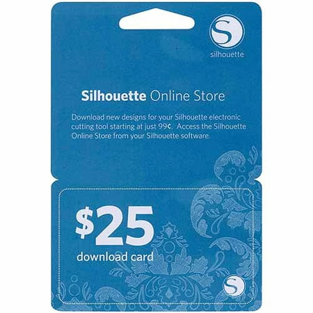 Silhouette $25 Download Card-