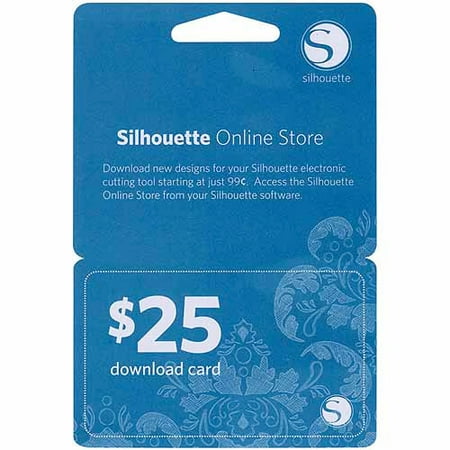Silhouette $25 Download Card-