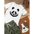 thumbnail image 3 of A Panda Face T-Shirt Toddler -Image by Shutterstock,  2 Toddler, 3 of 4