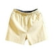 thumbnail image 1 of Pantalones Cortos para Hombre Cintura Elástica con Bolsillos, Ejercicio Suelto de Color Sólido para la Playa, Al Aire Libre Y el Uso Diario, 1 of 5