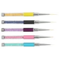 thumbnail image 3 of Pincel de dibujo para decoración de uñas, 5 uds., delineador para decoración de uñas, pluma de dibujo para decoración de uñas, pinceles para delineador de decoración de uñas, eficiencia maximizada, 3 of 8