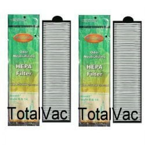 Compatible with Bissell Vacuum Style 8/14 Hepa Charcoal Filter - 2 Pack
