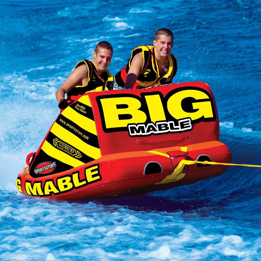 Sportsstuff Inflatable Big Mable Sitting Double Rider Towable Boat and Lake Tube - 3