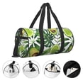 thumbnail image 5 of Easygdp Watercolor Green Tropical Travel Bag, Camping, Weekend, Carry On Overnight Duffel Bag with Shoulder Strap, 5 of 8