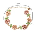 thumbnail image 5 of SmartBy Bracelet Flower Design Beautiful Jewelry Rhinestone Inlaid Bangle Hand Chain for Party, 5 of 8