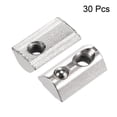 thumbnail image 2 of Uxcell M6 Roll in Spring T-nut with Ball for 4040 Series Rail with 8mm Slot 30 Pack, 2 of 4