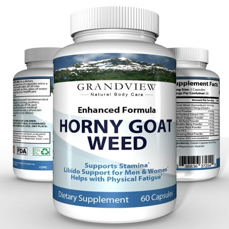 Horny Goat Weed Extract - Best Performance & Natural (Best Form Of Zinc To Boost Testosterone)