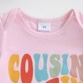 thumbnail image 5 of Baby Onesies Boy COUSIN CREW Short Sleeve Romper Baby Girl Outfit Set 3 6 12 18 24 Months, 5 of 7