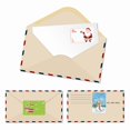 thumbnail image 3 of Pegatina de Feliz Navidad, 250 Uds./rollo de pegatinas autoadhesivas, etiqueta para envolver regalos de Navidad, calcomanías, suministros de etiquetas de embalaje, 3 of 5