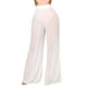 thumbnail image 5 of Pantalones de playa de verano Eigraketly para mujer traje de baño pierna ancha Cintura alta transparentes sueltos, 5 of 6