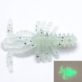 thumbnail image 6 of NIBOLOG 20Pcs Artificial Shrimp Lure Reusable Flexible PVC Plastic Hairy Shrimp Bait Fishing Accessory, 6 of 8