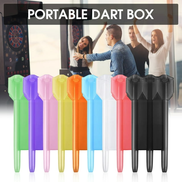 Boîte de Protection pour Fléchettes Universelle Transparente Pratique de Transport Portable Accessoires pour Fléchettes