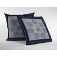 thumbnail image 2 of Horse Butterflies Indoor/Outdoor Fabric Pillow with Zip -Purple Indigo 18x18, 2 of 5